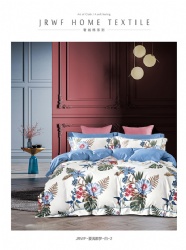 100% Cotton Reversible Duvet Cover and Pillowcase Set queen king size