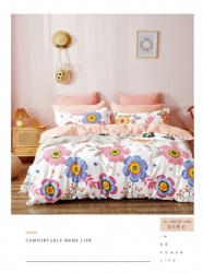 LX cotton 12868 twill fabric quilt cover sets full queen king size children bedding sets coverlet bedspread comforters