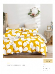 LX cotton 12868 comforter 4pcs sets soft feeling