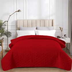 bedspread bedcover solid adult cotton polyester